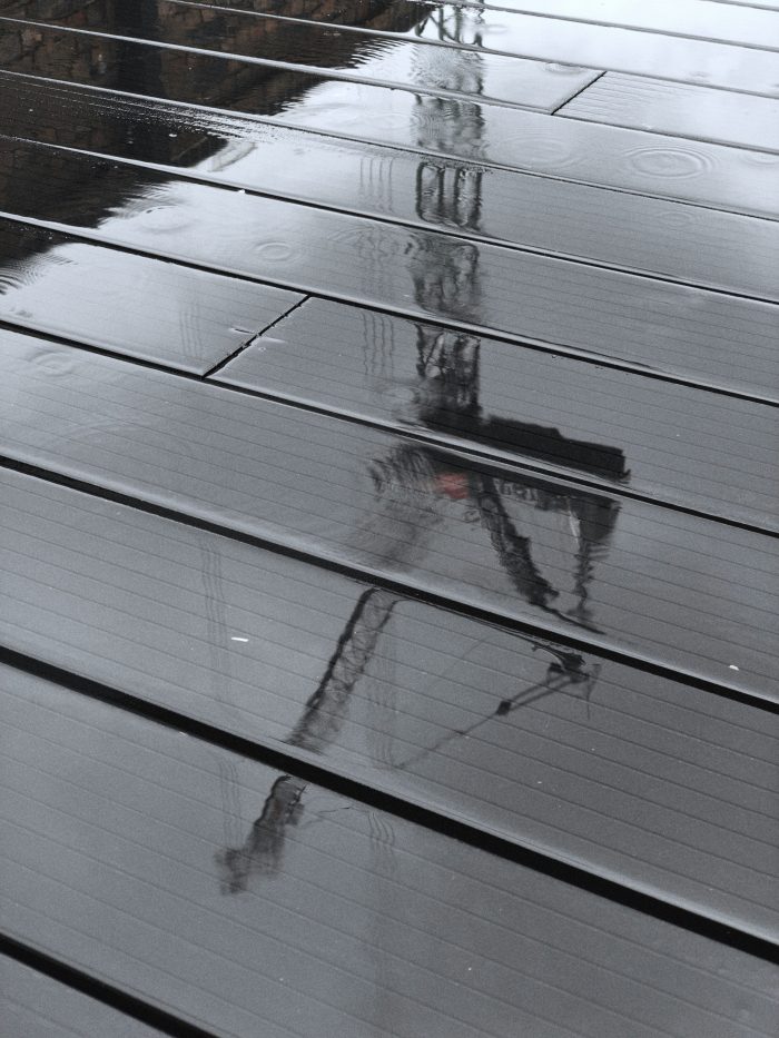 rain on decking
