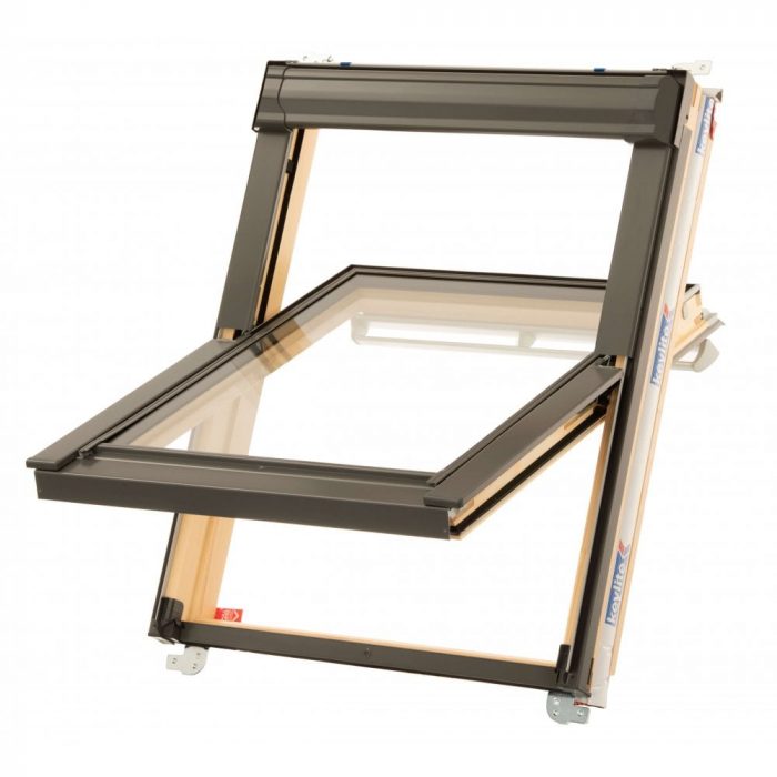 Keylite Pine Centre Pivot Window