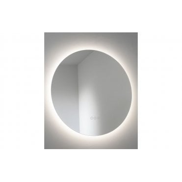 Aruna 600mm Frameless Round LED Mirror