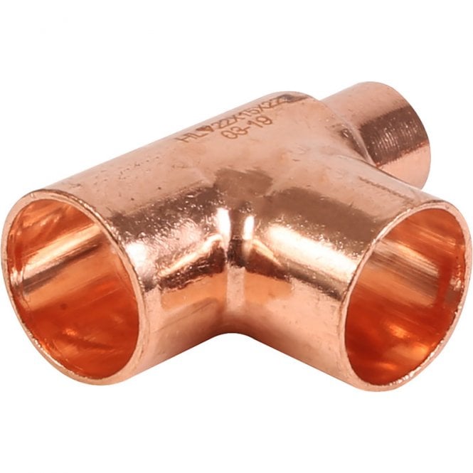 Beatsons 22 x 22 x 15mm Solder Ring Reduced End Tee