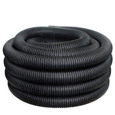 80mm perforated Land drain pipe 25m Coil length