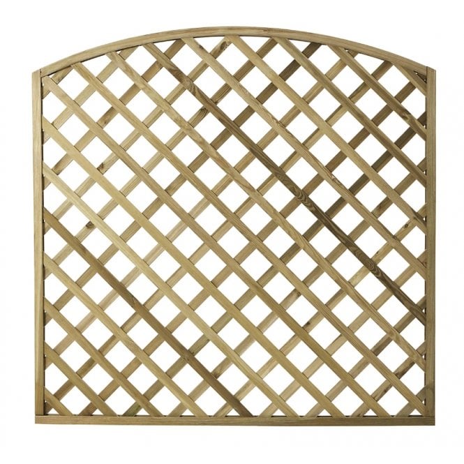 Beatsons Arched Diamond Lattice Trellis Panels 6ft x 6ft