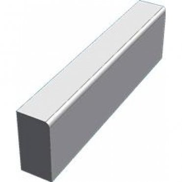 Bullnosed Straight Kerb 125 x 255 x 915mm (WxHxL)