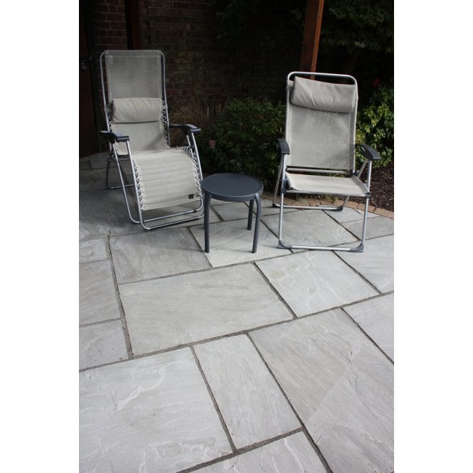 Beatsons Gardenstone Pure Grey Sandstone Calibrated 600x600x18mm
