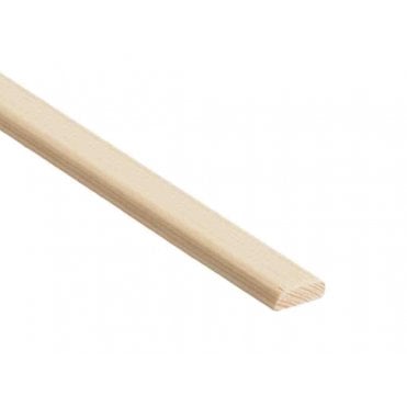 Light Hardwood D Mould 2.4m