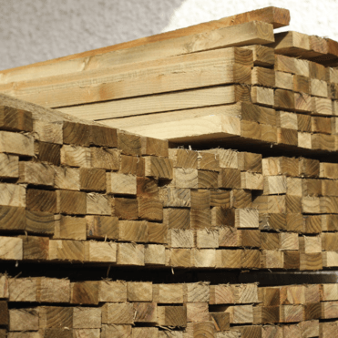 sawn & treated whitewood