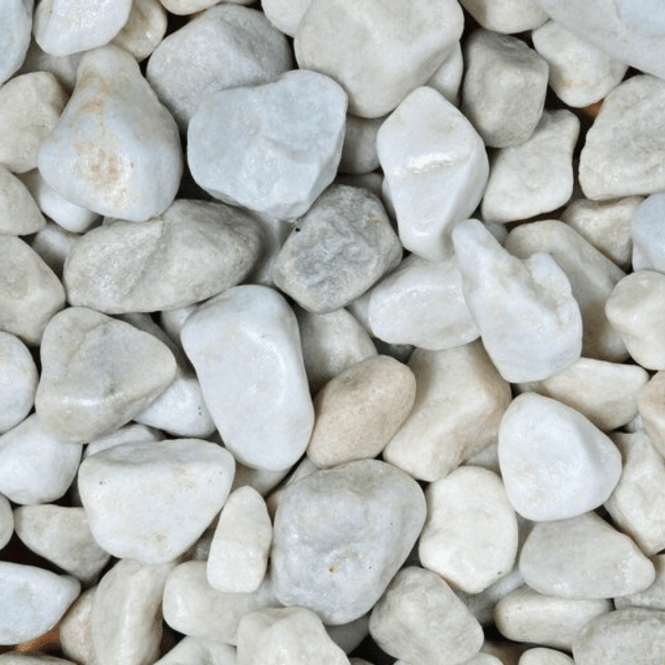 Beatsons Spanish White Pebbles 20-40mm