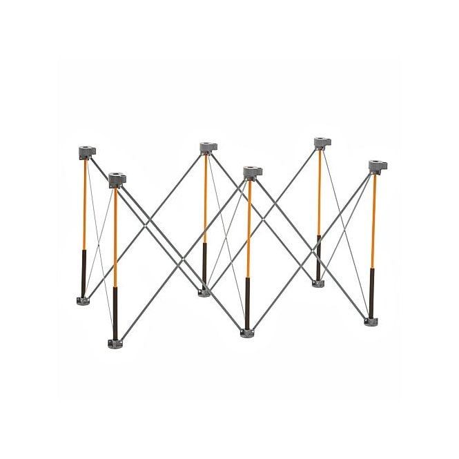 BORA Centipede CK6S 2ft x 4ft x 30in Unit, 4 X-Cups, 2 Clamps, C/S Bag