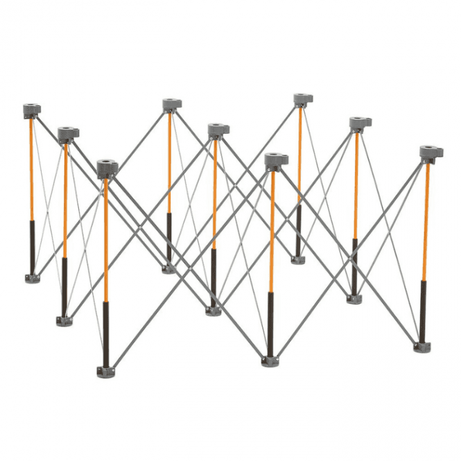 BORA Centipede CK9S 4ft x 4ft x 30in Unit, 4 X-Cups, 4 Clamps, C/S Bag