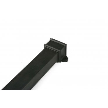 100Mm X 75Mm Cast iron Style Downpipe 1.8m Socketed Pipe with Lugs