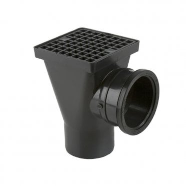 110mm Drainage square hopper with horizontal inlet