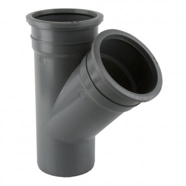Brett Martin 110mm Push-Fit Soil 135° Double Socket Branch (BS419)
