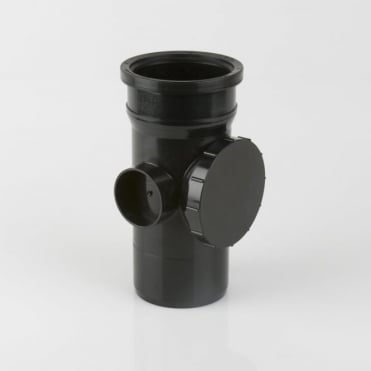 Brett Martin 110mm Push-Fit Soil Single Socket Access Pipe (BS410B)