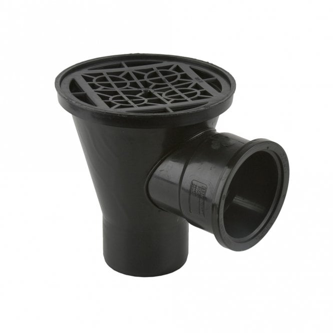 Brett Martin 110mm Round Hopper with 1 Horizontal Socket Inlet (200mm)