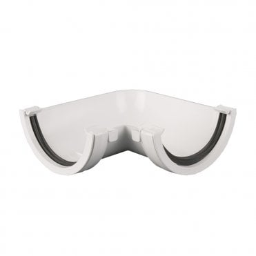 Brett Martin 112mm Half Round Gutter Angle 90° (BR048AW)