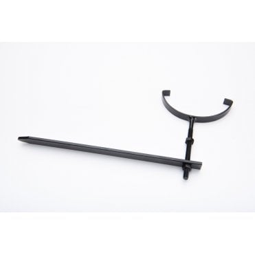 112mm Roundstyle Rise & Fall Bracket Black