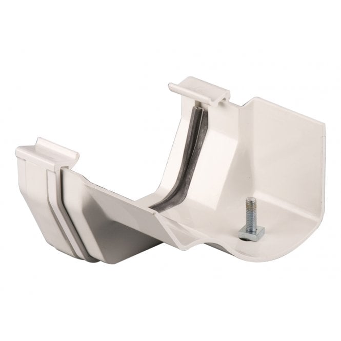 Brett Martin 114mm Squarestyle To Ogee Adaptor RH White