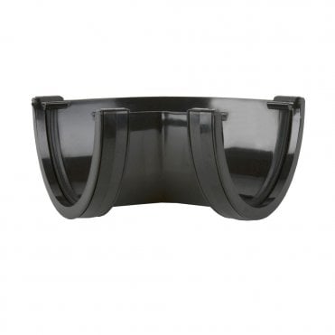 Brett Martin 115mm Deepstyle 120° Gutter Angle (BR078/120) Black