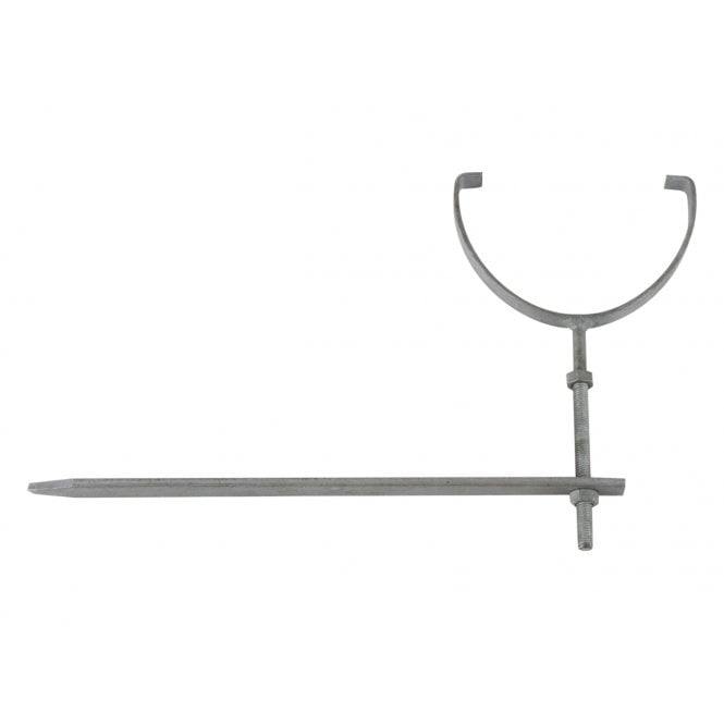 Brett Martin 115mm Deepstyle Galvanised Rise & Fall Bracket with 310mm Drive-In Spike