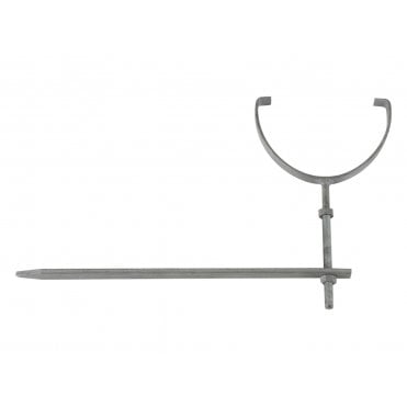 115mm Deepstyle Galvanised Rise & Fall Bracket with 310mm Drive-In Spike