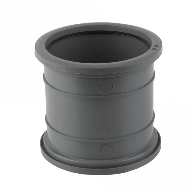 Brett Martin 160mm Double Socket Pipe Connector Grey