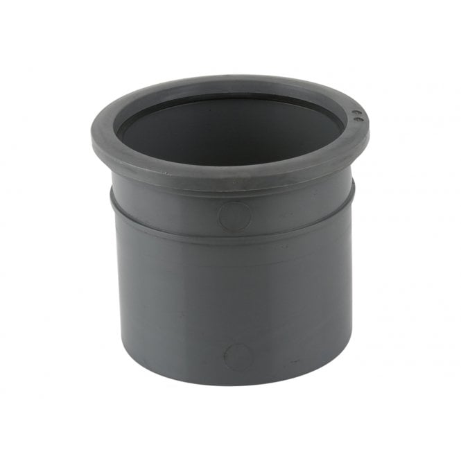 Brett Martin 160mm Downpipe Single Socket Pipe Connector Grey
