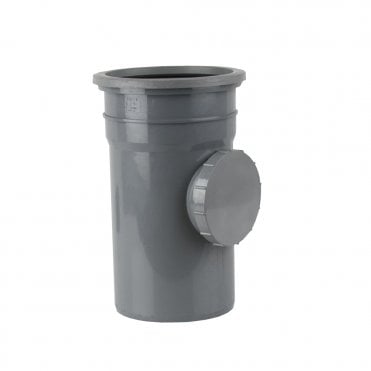 160mm Industrial PVCu Downpipe Single Socket Access Pipe