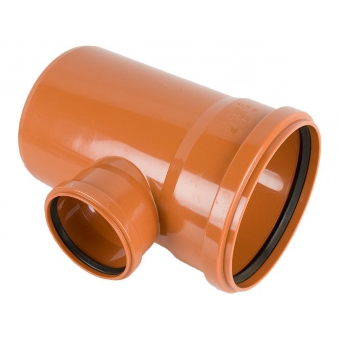 Brett Martin 250mm × 87½° Double Socket Branch