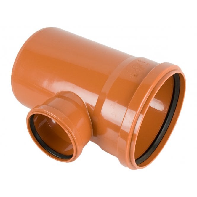 Brett Martin 250mm x 110mm 87 1/2º Double Socket Branch