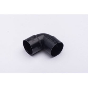 40mm 90° Solvent Knuckle Bend (Soil & Waste) - White - W3120
