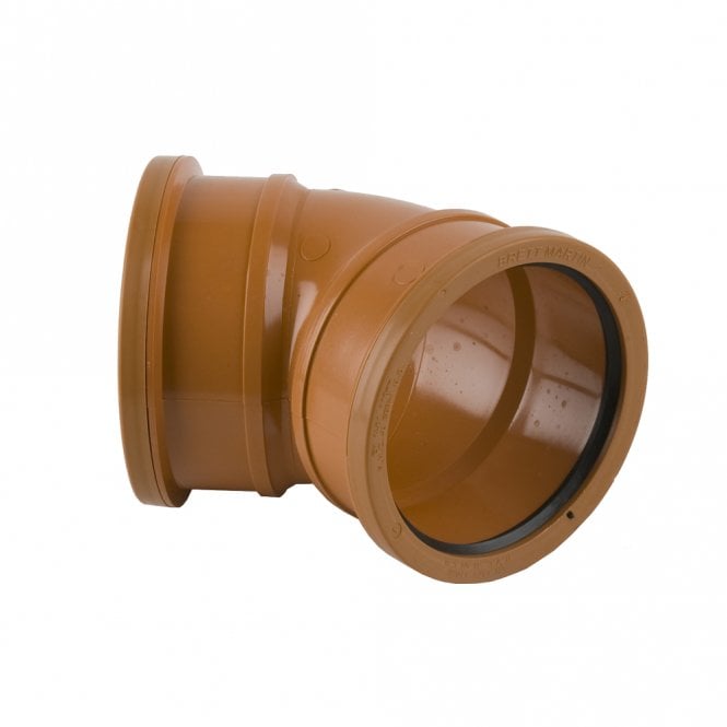 Brett Martin 45° double socket bend 110mm