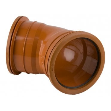 45 Degree Double Socket Bend 160mm