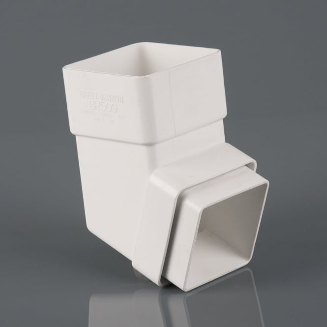 Brett Martin 65mm Square Downpipe 112.5° Offset Bend