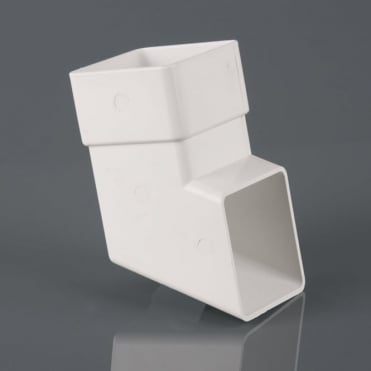 Brett Martin 65mm Square Downpipe Shoe (BR516) | Beatsons Artic White