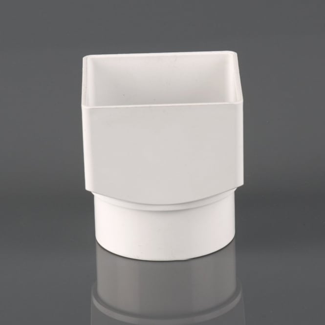 Brett Martin 65mm Square Downpipe Square To Round Adaptor