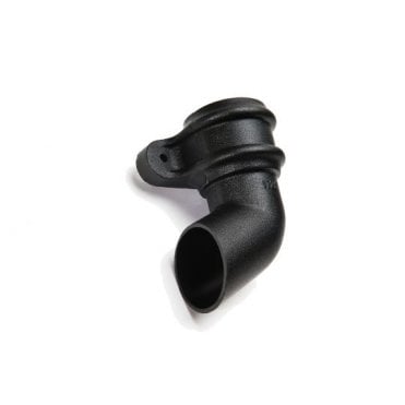 Brett Martin Cascade 68mm Cast Iron Effect Downpipe Shoe with Lugs (Left Hand) | BR214LCI
