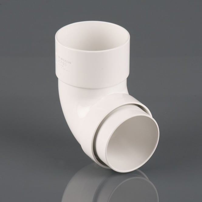 Brett Martin 68mm Round Downpipe 112.5° Offset Bend