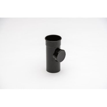 Brett Martin 68mm Round Downpipe Access Pipe BR210 Black
