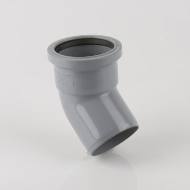 Brett Martin 82.4mm 135° Single Socket Soil Bend Grey BS322