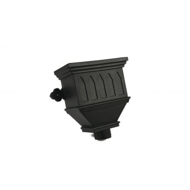 cascade 105mm Cast Iron Style Large Bath Hopper Windowed