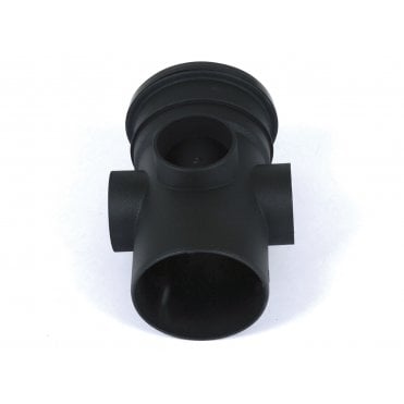 Cascade 110Mm Cast iron Style Single Socket 3-Boss Pipe