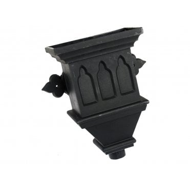 Cascade Gothic Hopper Cast Iron Effect