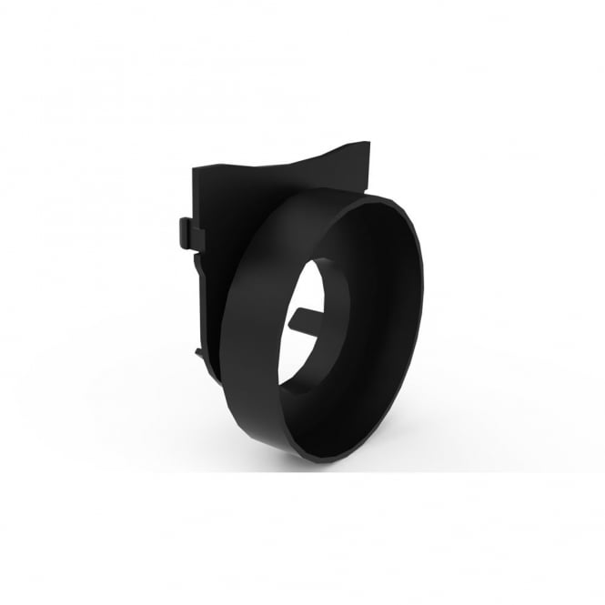 Brett Martin Linear Channel Drain End Outlet 110mm – Black