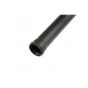 Push fit soil 110Mm Cast Iron Style Pipe S/S 2.5M