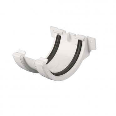 Brett Martin 112mm Roundstyle Gutter Joint Bracket BR044 Artic