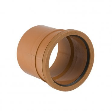 Brett Martin 110mm Terracotta Single Socket Coupler B5011