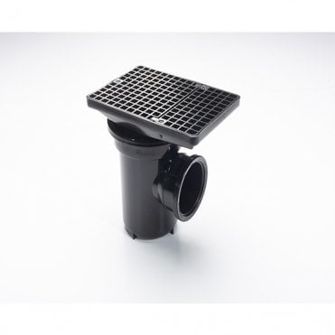 Brett Martin Brett Martin Single Socket Roddable Gully with Rectangular Grid