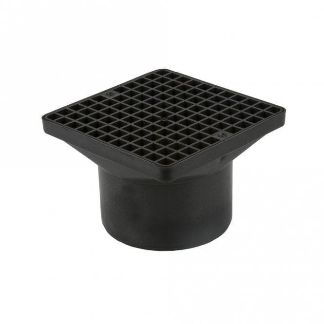 Brett Martin Underground Drainage Spare Square Hopper & Grid (160mm Spigot)