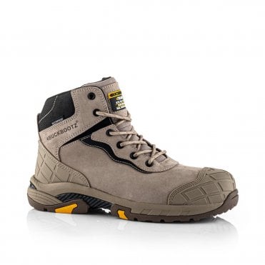 Buckbootz BLITZ STN Tradez Lightweight Waterproof Safety Lace Boot – Stone