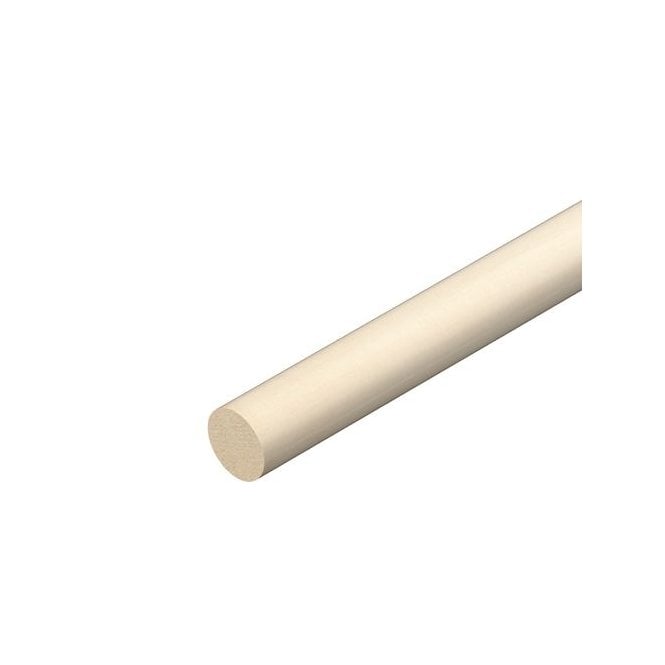 Cheshire Mouldings Light Hardwood Dowel 2.4mLight Hardwood Dowel 6mmx2.4m RTM821